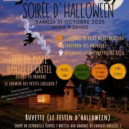 Poster: Halloween à la ferme Écovie, Ferme botanique et pédagogique Ecovie, Oct 31