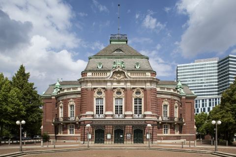 Plakat: Lunchkonzert der Symphoniker Hamburg – Mendelssohn Bartholdy: Streichquartett Nr. 2, Laeiszhalle, 27. Okt.