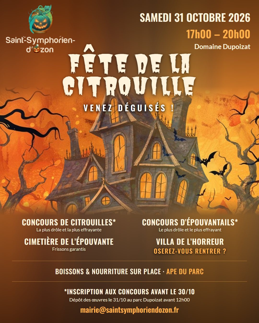 Affiche : Fête de la citrouille