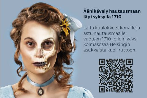 Juliste: Ruttovuoden todistajat -audiodraama, Vanha kirkkopuisto - Ruttopuisto, 1.1.