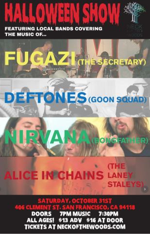 Poster: Halloween Show!, Neck Of the Woods, Oct 31