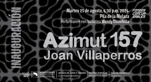Cartel: Azimut 157 (Joan Villaperros), Museo de Arte y Diseño Contemporáneo (MADC), 25 ago