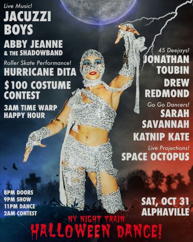 Poster: Jacuzzi Boys, Abby Jeanne, DJ Jonathan Toubin, Alphaville, Oct 31