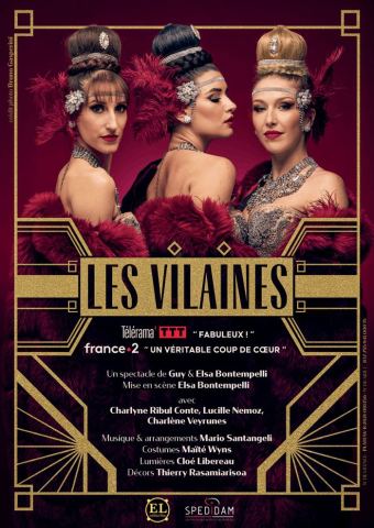 Affiche : Les Vilaines, Théâtre de la Gaîté Montparnasse, 11 nov.
