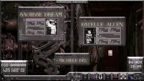 Affiche : Saoirse Dream, Estelle Allen (+ Michele Bry), FGO-Barbara, 4 nov.