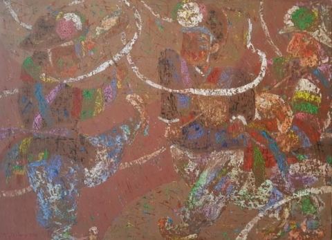 Affiche : Exposition collective : « 3 états de la matière », Galerie TrES, 15 oct.