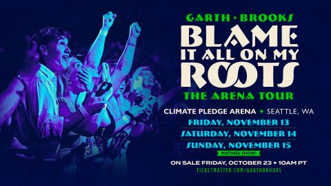 Poster: Garth Brooks, Climate Pledge Arena, Nov 15