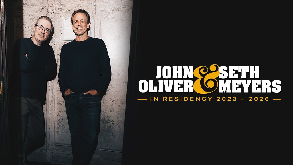Poster: John Oliver & Seth Meyers