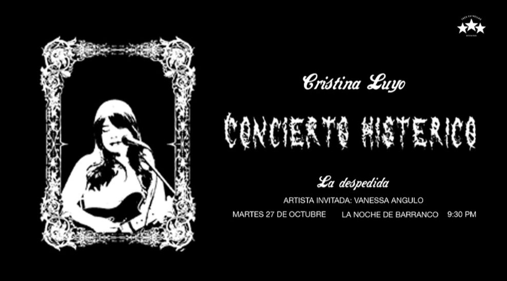 Cartel: Cris en la Noche