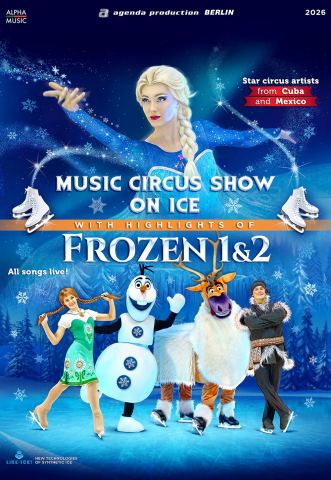 Cartaz: Music Circus Show On Ice With Highlights Of Frozen, Sagres Campo Pequeno, 14/11