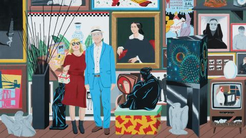 Poster: Self, Made: Fourteen Modern Artists from the Richard and Ellen Sandor Family Collection, Art Institute of Chicago, Jun 25