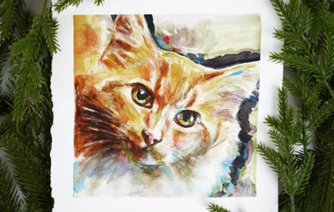 Poster: Pet Portrait Workshop, Arkansas Museum of Fine Arts, Nov 11