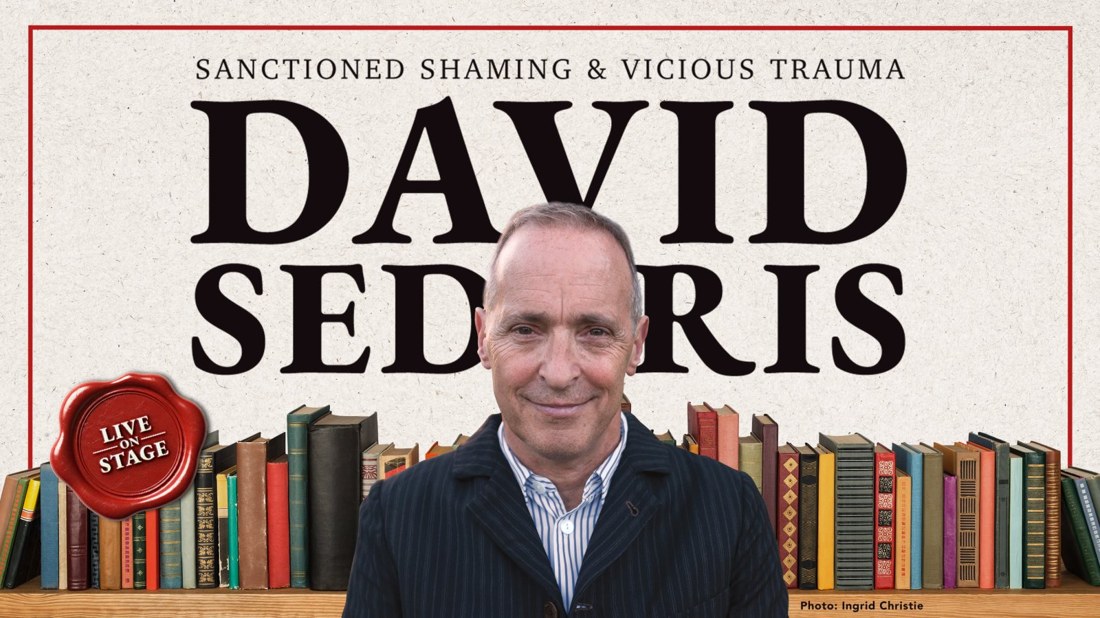 Poster: An Evening with David Sedaris