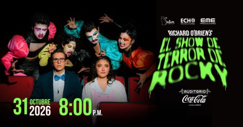 Cartel: Richard O'Brien's: El Show del Terror de Rocky, Auditorio Coca-Cola La Isla, 31 oct