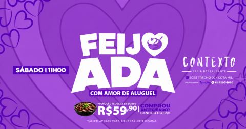 Poster: FeijoADA  com Amor de Aluguel | 31.10 | Varanda Contexto Bar, Contexto Bar e Restaurante, Oct 31