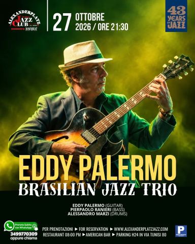 Locandina: EDDY PALERMO, Alexanderplatz Jazz Club, 27 ott