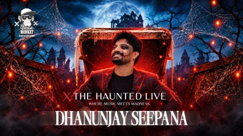 Poster: Halloween Night with Dhanunjay Seepana, Grease Monkey Lounge Bar & Kitchen, Oct 31