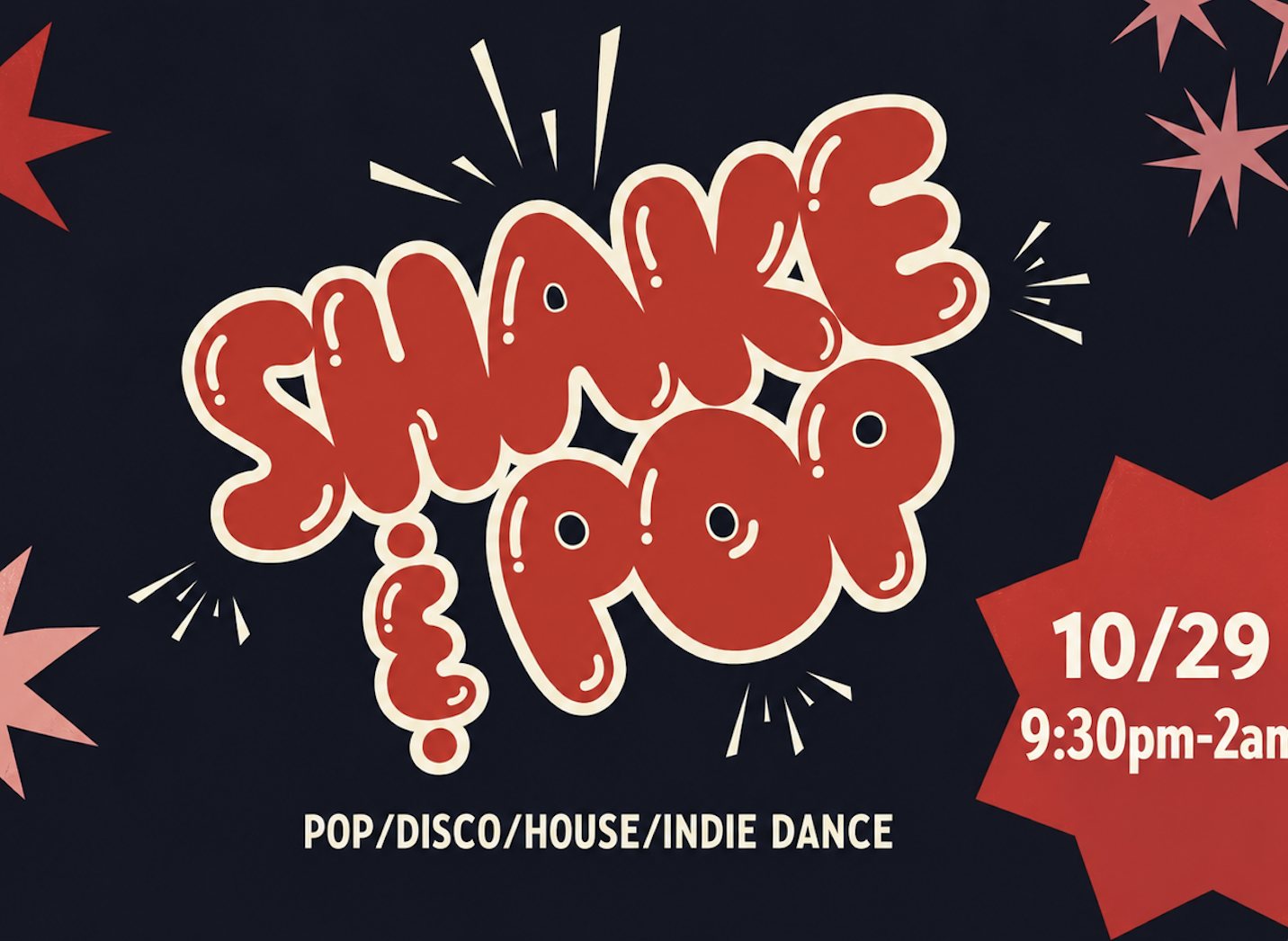 Poster: SHAKE & POP