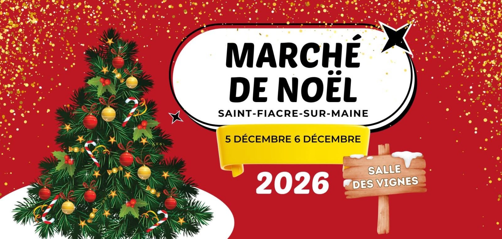 Affiche : Marché de Noël