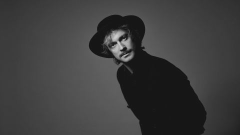 Plakat: Mads Mathias/Alice Carreri kvartet, La Fontaine, 6. nov.