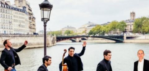 Poster: Quand s’exprime l’Europe musicale - Quatuor van Kuijk et Antoine Landowski - Quintette à cordes, Grand Théâtre (Angers), Dec 1