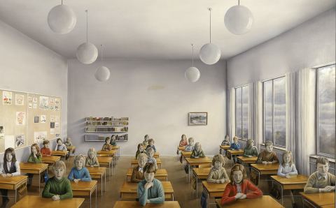 Affisch: Blir du lönsam, lille vän? Svensk konst 1945–1979 i Moderna Museets samling, Moderna Museet, 13 juni