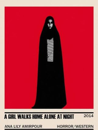 Poster: Free spooky movie night- A Girl Walks Home Alone at Night (2014)