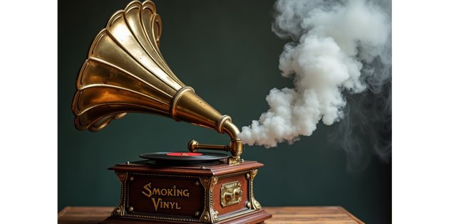 Poster: **FREE ENTRY** Smoking Vinyl (Front Bar)