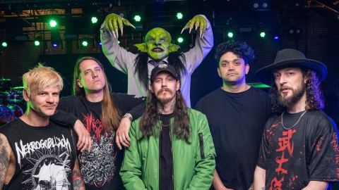 Poster: 20 Years of Nekrogoblikon with Special Guests Aborted, Old National Centre, Nov 5