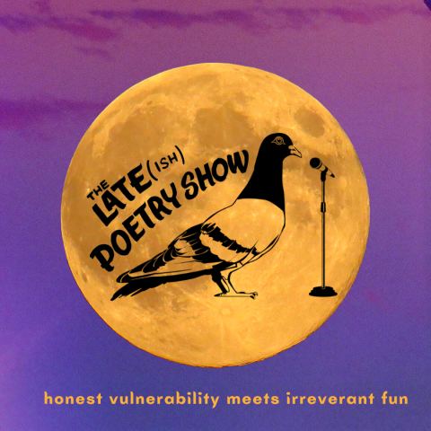 Poster: The Philly Pigeon presents The Late(ish) Poetry Show, PhilaMOCA, Nov 6