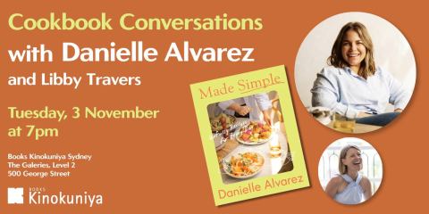 Poster: An Evening with Danielle Alvarez, Books Kinokuniya Sydney, Nov 3