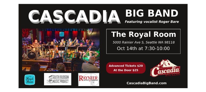 Poster: Cascadia Big Band