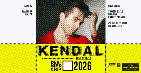 Poster: Dernier Cri • Kendal & Lolita • Rockstore, Rockstore, Oct 31