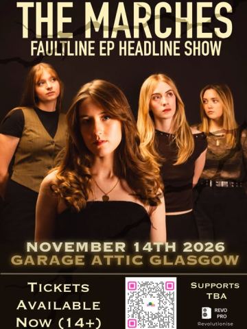 Poster: The Marches EP Launch, The Garage, Nov 14