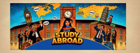 Poster: Study Abroad, National Centre for the Performing Arts (NCPA), Oct 31
