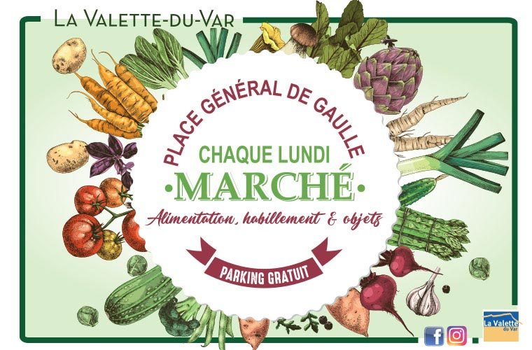 Affiche : Marché du lundi