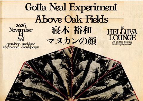 ポスター：HELLUVA LOUNGE presents, HELLUVA LOUNGE, 11月14日