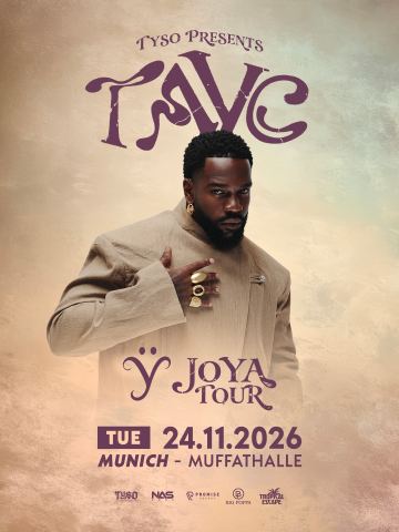 Affiche: Tayc, Muffatwerk, 24 nov