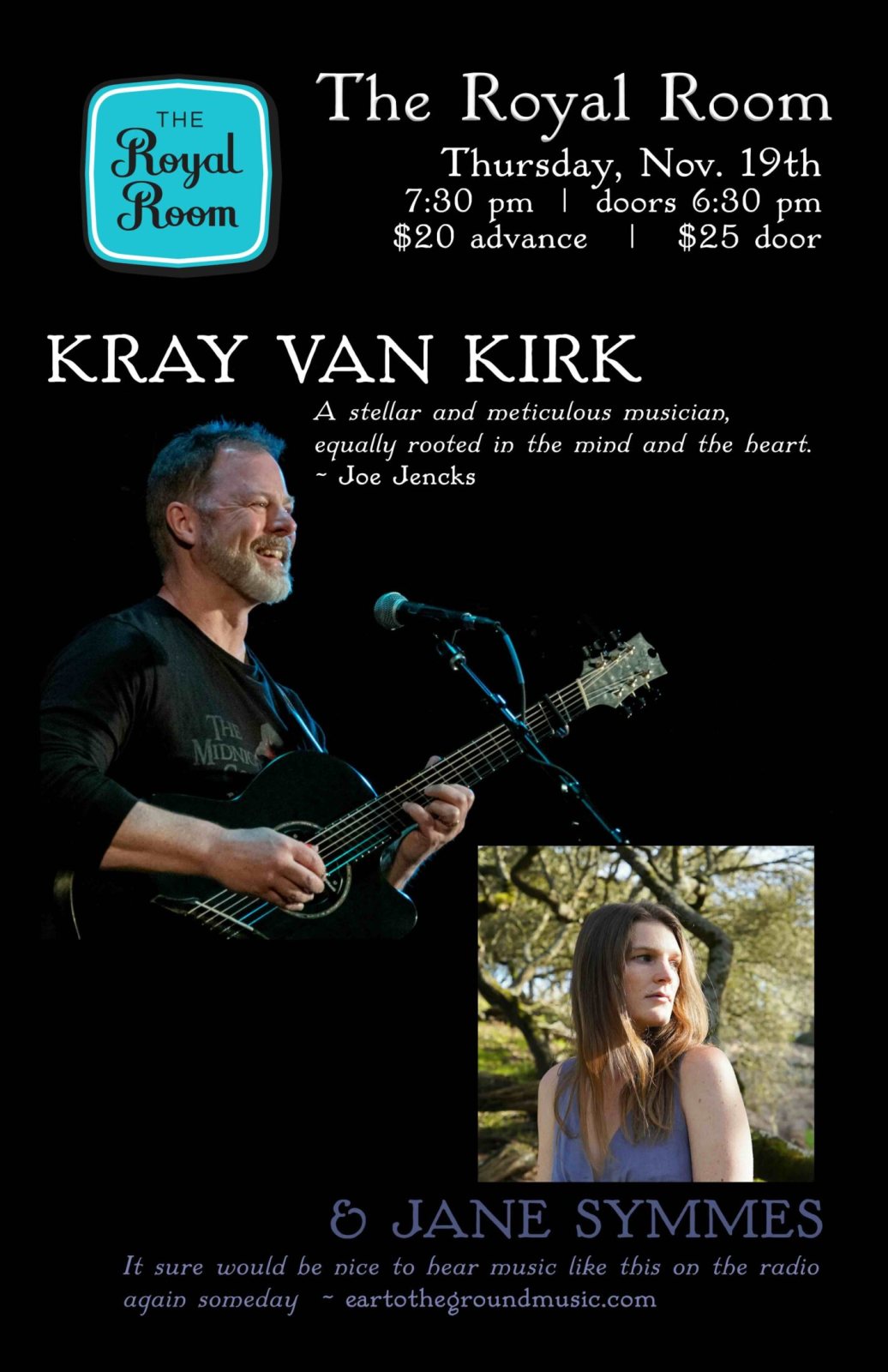 Poster: Kray Van Kirk + Jane Symmes