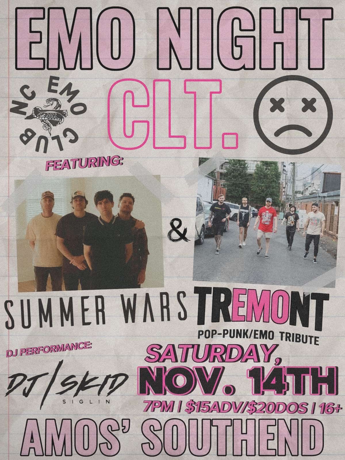 Poster: Emo Night CLT