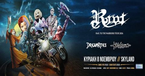 Poster: Riot V, Skyland Live Music Venue, Nov 8