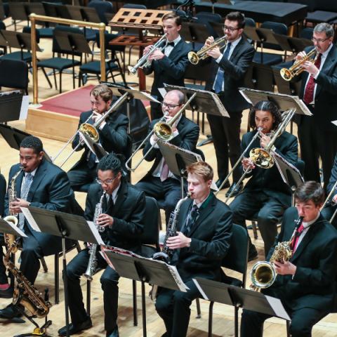 Poster: Jazz Big Band Concert, Wayne State University Department of Music, Nov 5