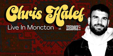 Poster: Chris Halef: Live at Xeroz Arcade Bar, Xeroz Arcade Bar, Nov 12