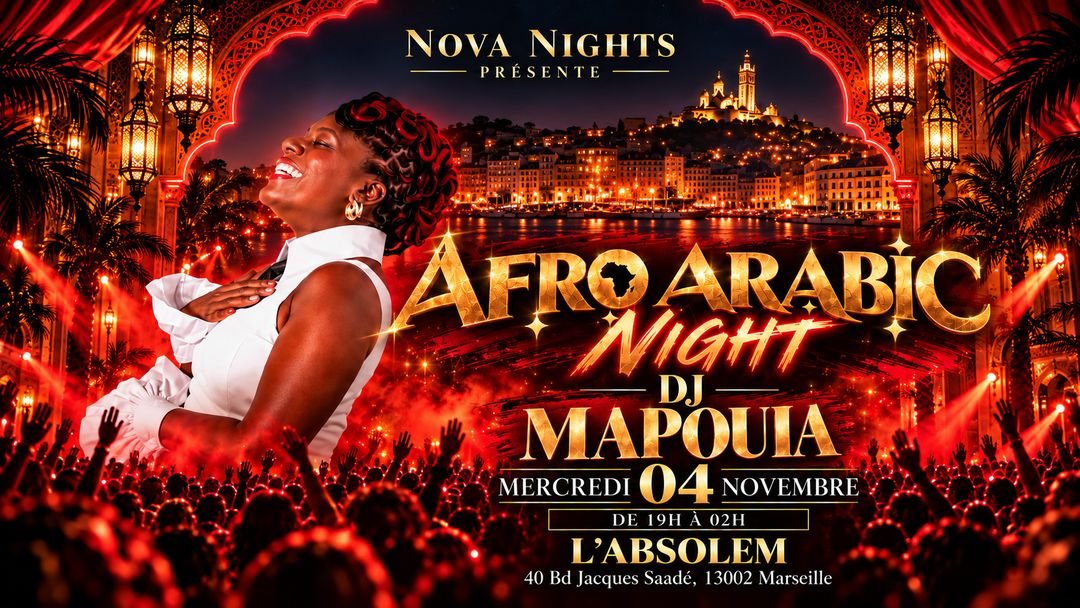Poster: AFRO ARABIC NIGHT