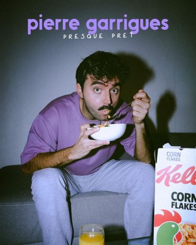 Affiche : Pierre Garrigues Dans Presque Prêt, Marseille Comedy Club, 7 nov.