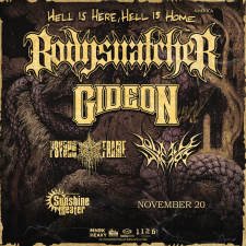 Poster: Bodysnatcher * Gideon * Psycho-Frame * Volatile Ways