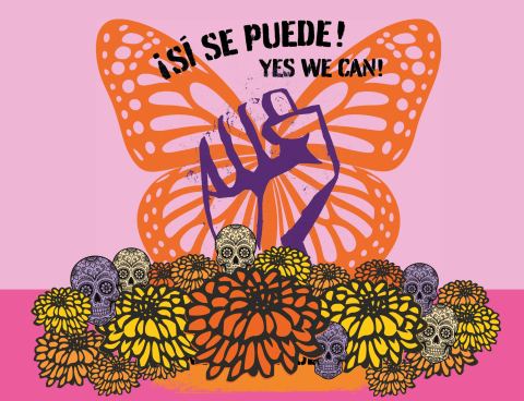 Poster: Day of the Dead / Día de Los Muertos, Des Moines Art Center, Nov 1