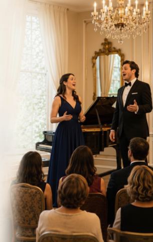 Poster: Emerging Artist Concert Series, New Orleans Opera Association (Opera Guild Home), Apr 25