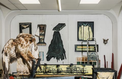 Affisch: Jan Håfström – En förlorad värld, Moderna Museet, 17 okt.