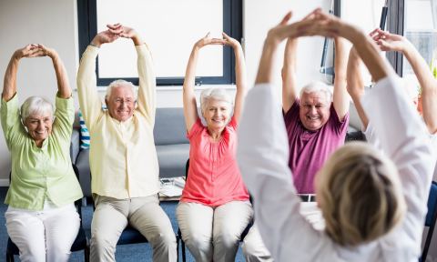 Poster: Chair Zumba Gold®, Moorooka Community Centre, Nov 2